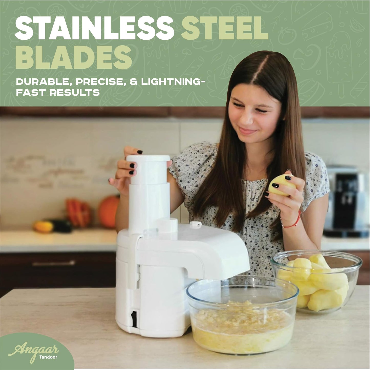 Angaar Electric Potato and Cheese Grater