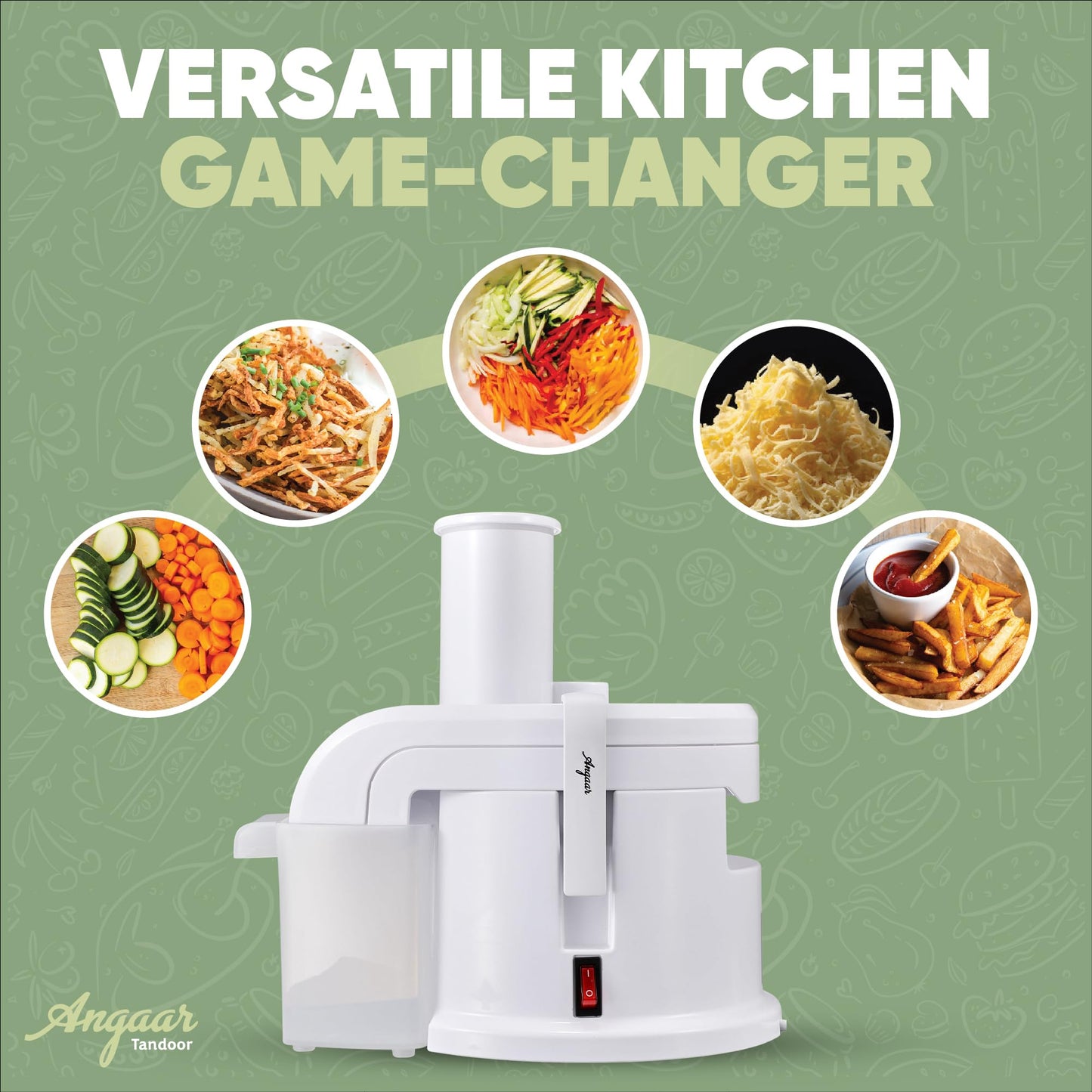 Angaar Electric Potato and Cheese Grater